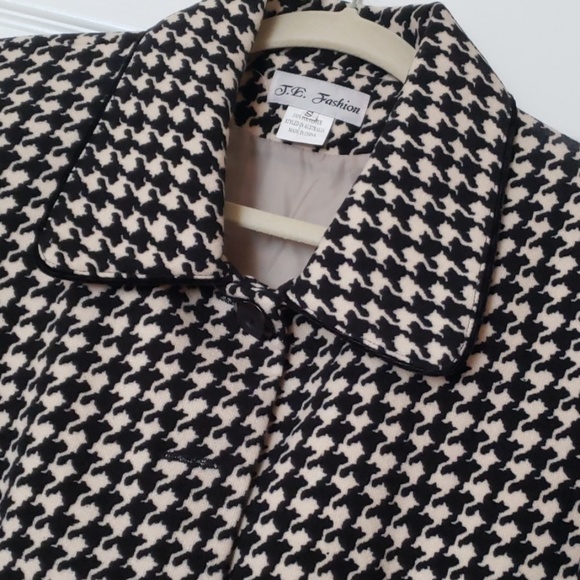 NWOT, Vintage Houndstooth Jacket, Small - Picture 2 of 7
